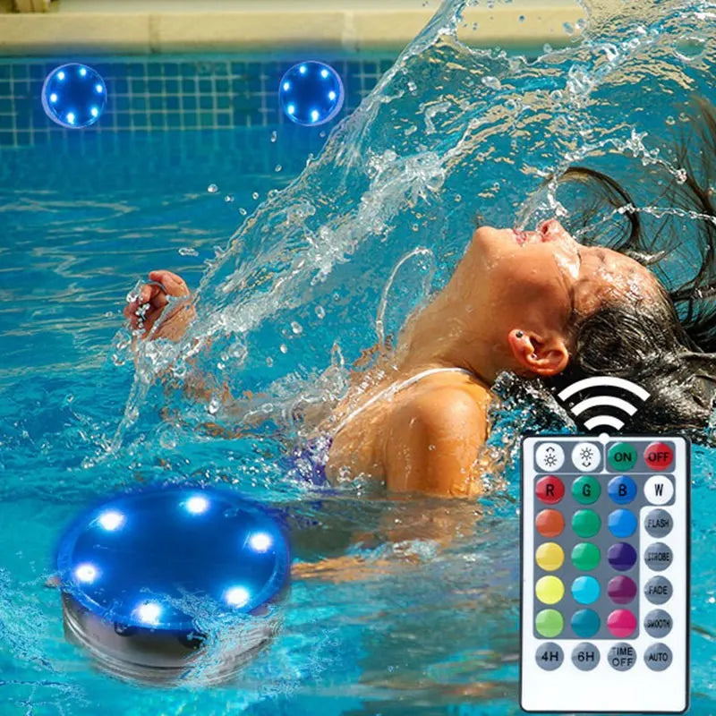 floating solar pool lights, solar panel detail