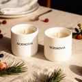 Berry Rose 2-Piece Candle Gift Set for Home Decor - SCENOVIA
