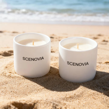 Sea Breeze Luxury Scented Candle Set of 2 by SCENOVIA