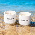 Sea Breeze 2-Piece Candle Gift Set for Home Decor - SCENOVIA