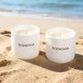 Sea Breeze Hand-poured Premium Fragrance Candle - Set of 2 by SCENOVIA