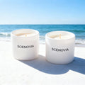 SCENOVIA Sea Breeze Elegant Home Fragrance Scented Candle