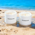 Sea Breeze Relaxing Spa-quality Scented Candle Set - SCENOVIA