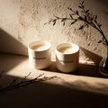 White Waiting Relaxing Spa-quality Scented Candle Set - SCENOVIA