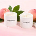 Wild Peach Bush Relaxing Spa-quality Scented Candle Set - SCENOVIA