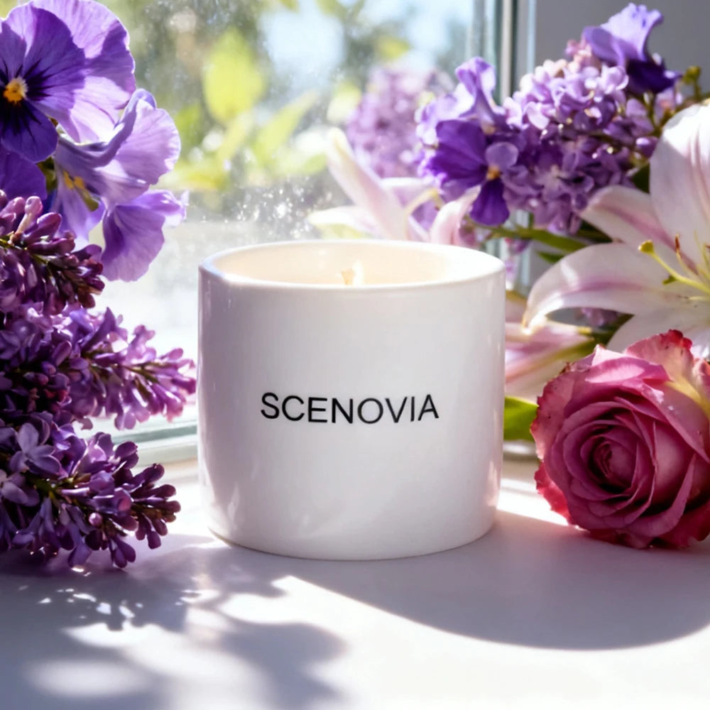 Bobby's Flower Shop scented candle, fresh floral, hand-poured
