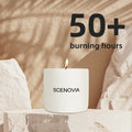 SCENOVIA  scented candle, long burning time