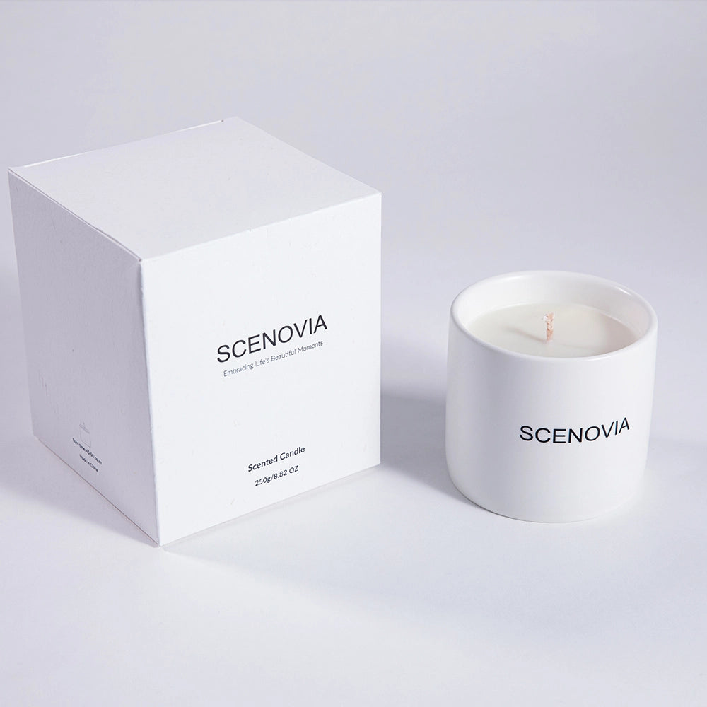 SCENOVIA scented candle soy wax homedecor