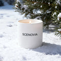 French Black Juniper scented candle, bathroom spa setting