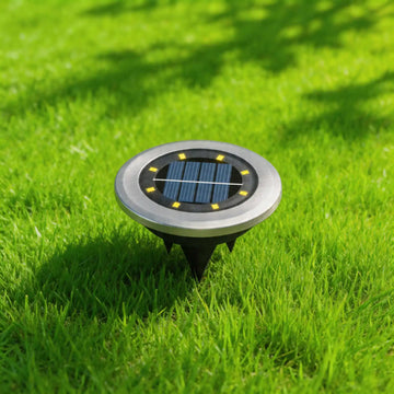 solar buried lights, in-ground, waterproof, warm white