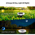 solar buried lights, balcony decoration