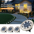 solar buried lights, white picket fence