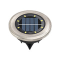 solar buried lights, poolside decor