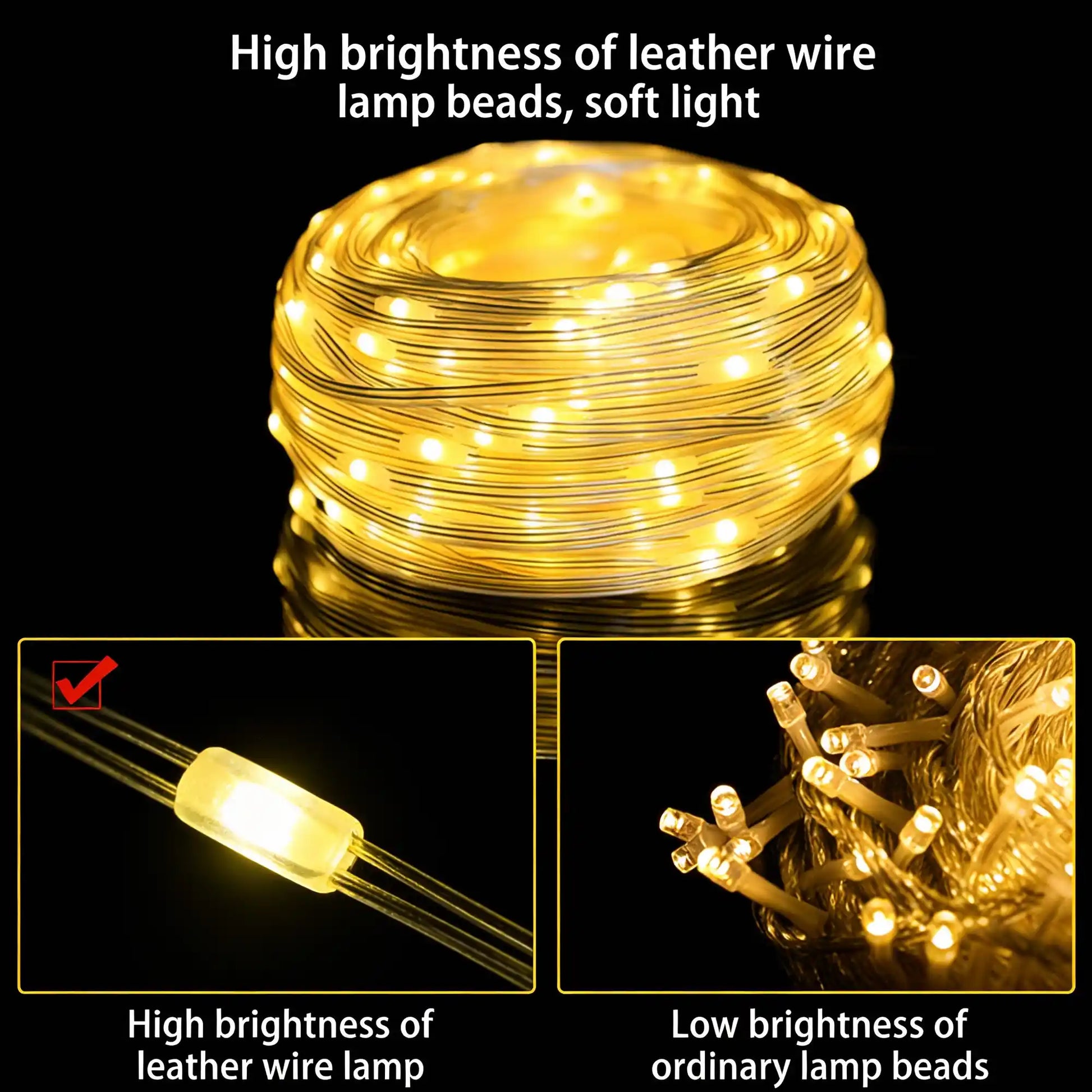 solar garden rope lights, balcony decoration