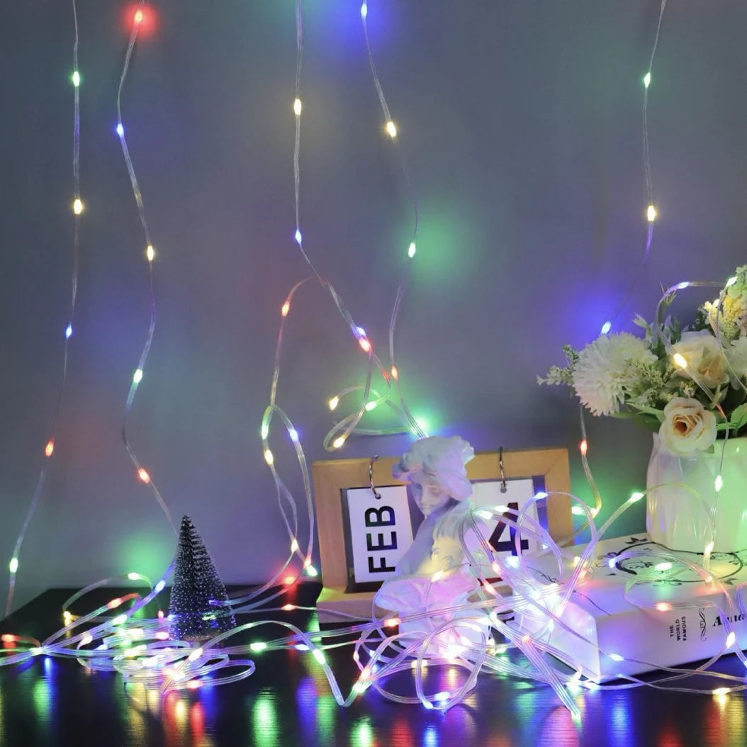 solar garden rope lights, low-angle craftsmanship