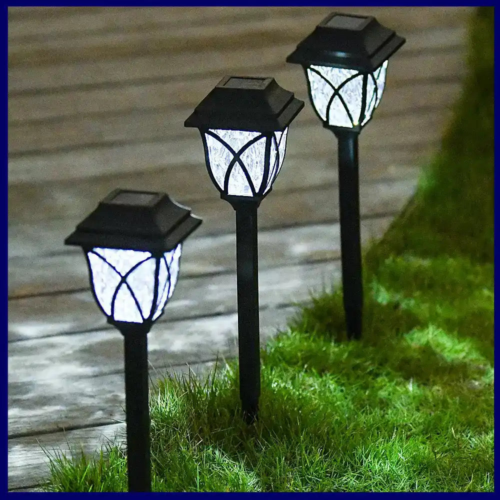 solar landscape lights, balcony decoration