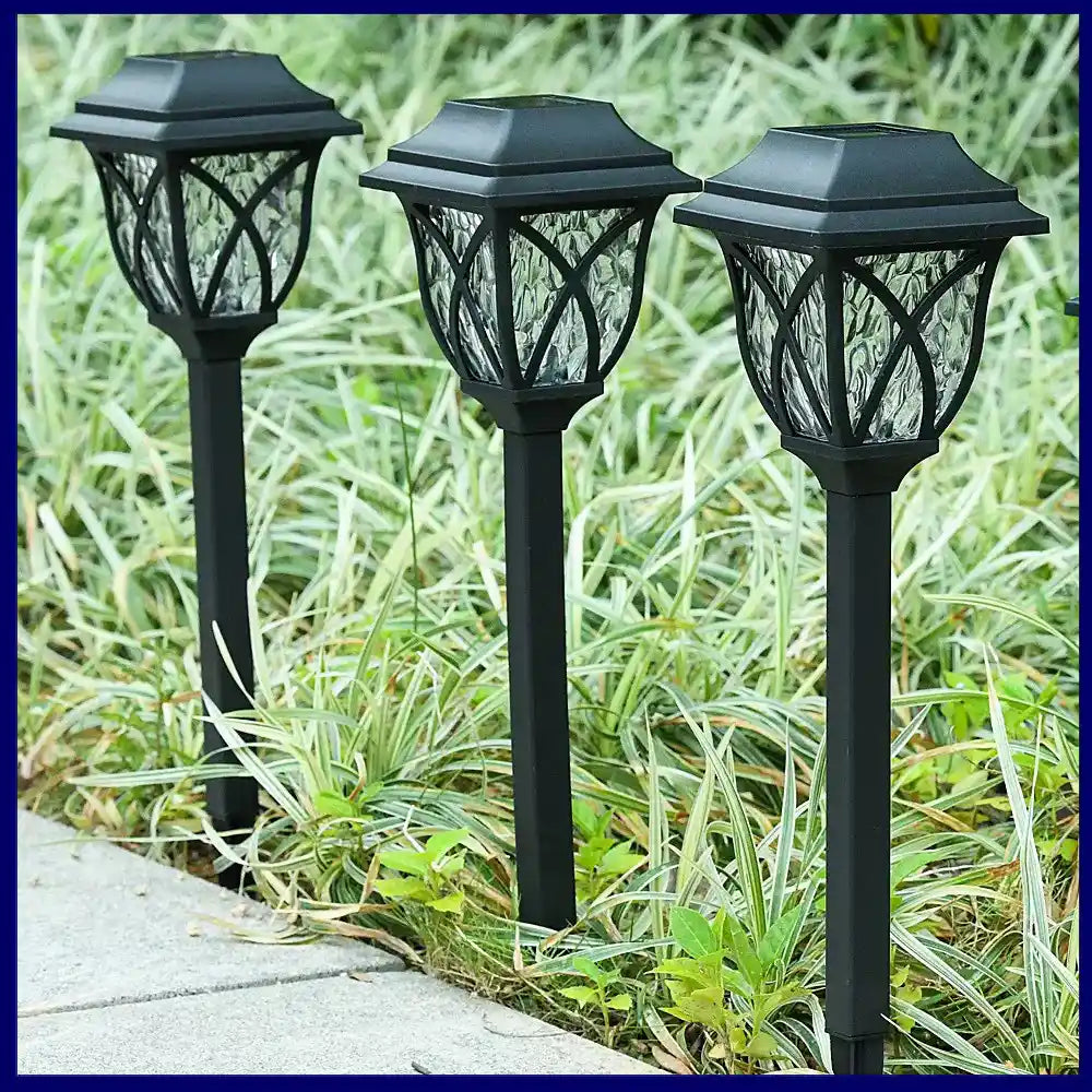 solar landscape lights, Australian backyard