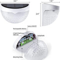 solar semi-circular outdoor lights, white picket fence