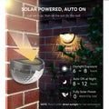 solar semi-circular outdoor lights, backyard ambiance