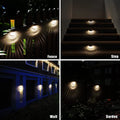 solar semi-circular outdoor lights, Australian backyard
