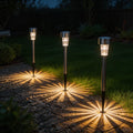 solar LED stick lights, balcony decoration
