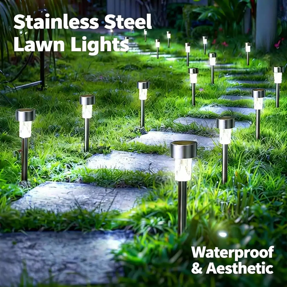 solar LED stick lights, LED close-up at night