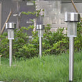 solar LED stick lights, solar panel detail