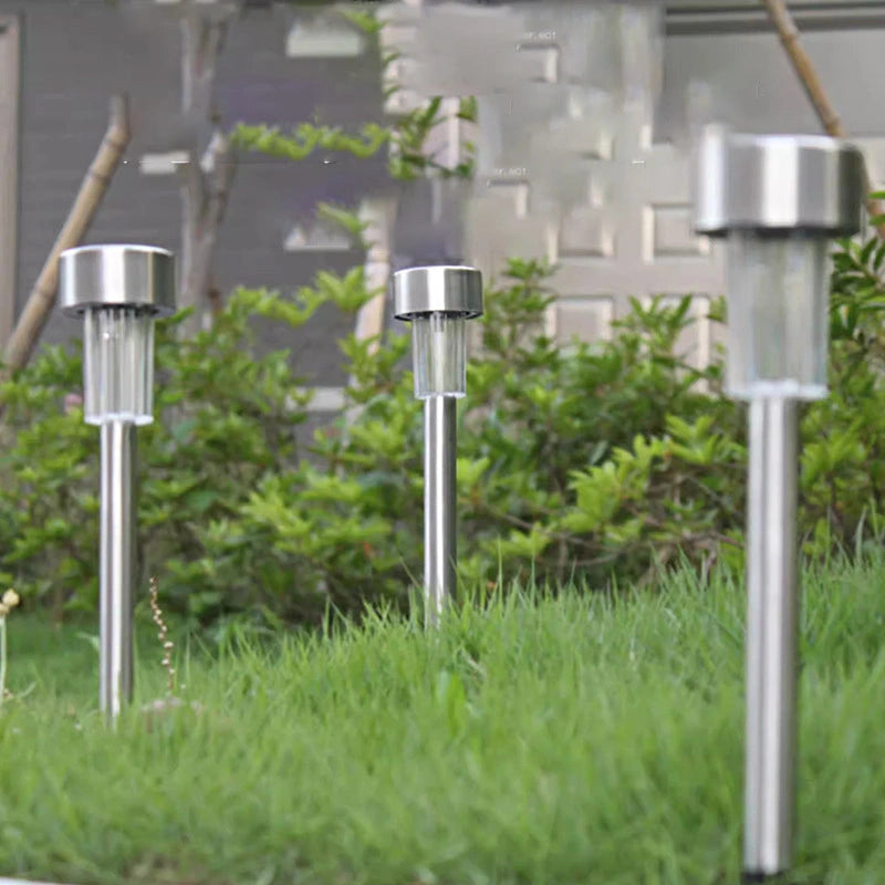 solar LED stick lights, solar panel detail