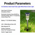 solar LED stick lights, stone pathway lighting