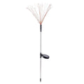 solar firework lights, stone pathway lighting